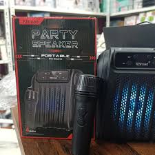 KBroad KTS-1916 Portable Party Speaker with Wireless Mic & RGB Lights