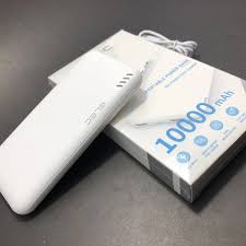 10000 mAH Power Bank ELEC Power bank Dual USB Ports for smartphones FAST CHARGE- White